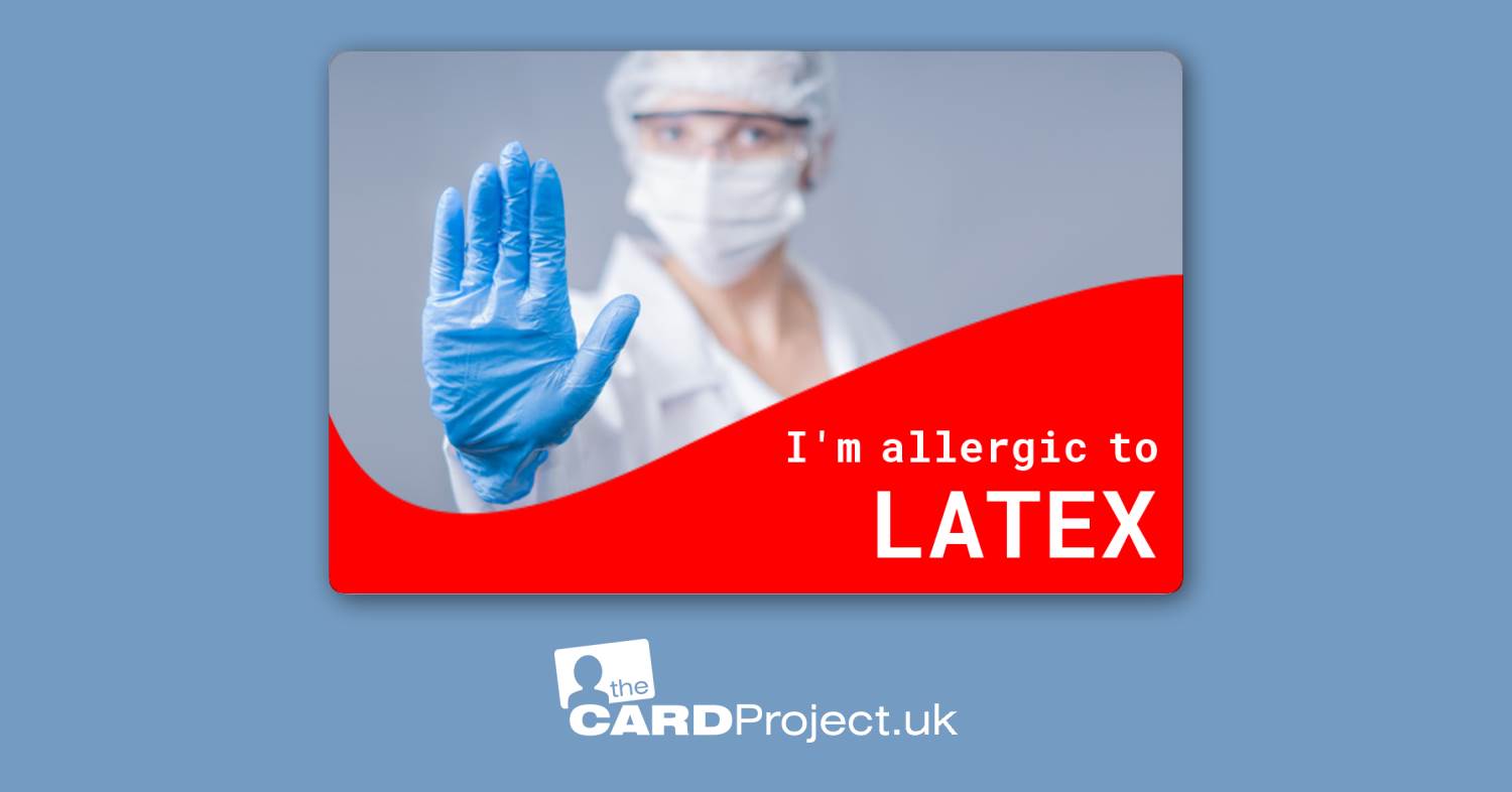 Latex Allergy Card 